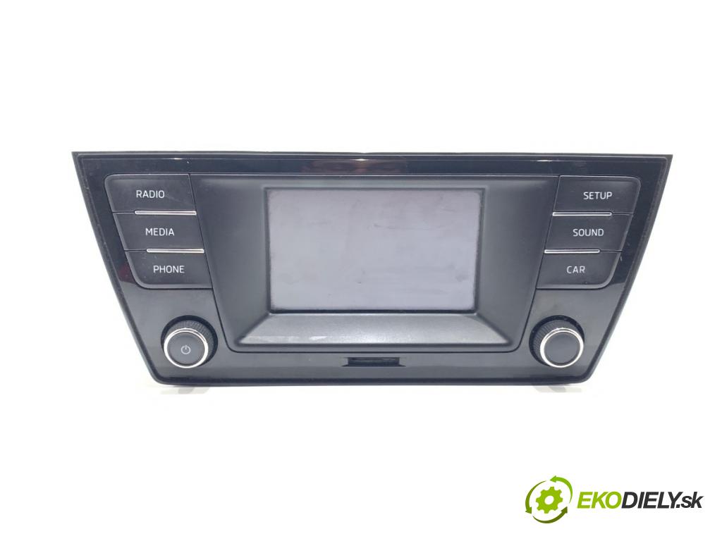 SKODA FABIA III Kombi 2017 77 kW 1.4 TDI 1422 RADIO 6V0035871D (Audio zariadenie)