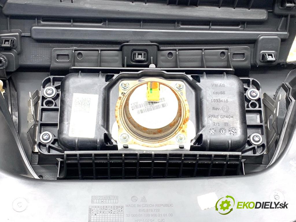 SKODA FABIA III Kombi 2017 77 kW 1.4 TDI 1422 palubní doska 6V0857069A 6V0880204 (Palubní deska)