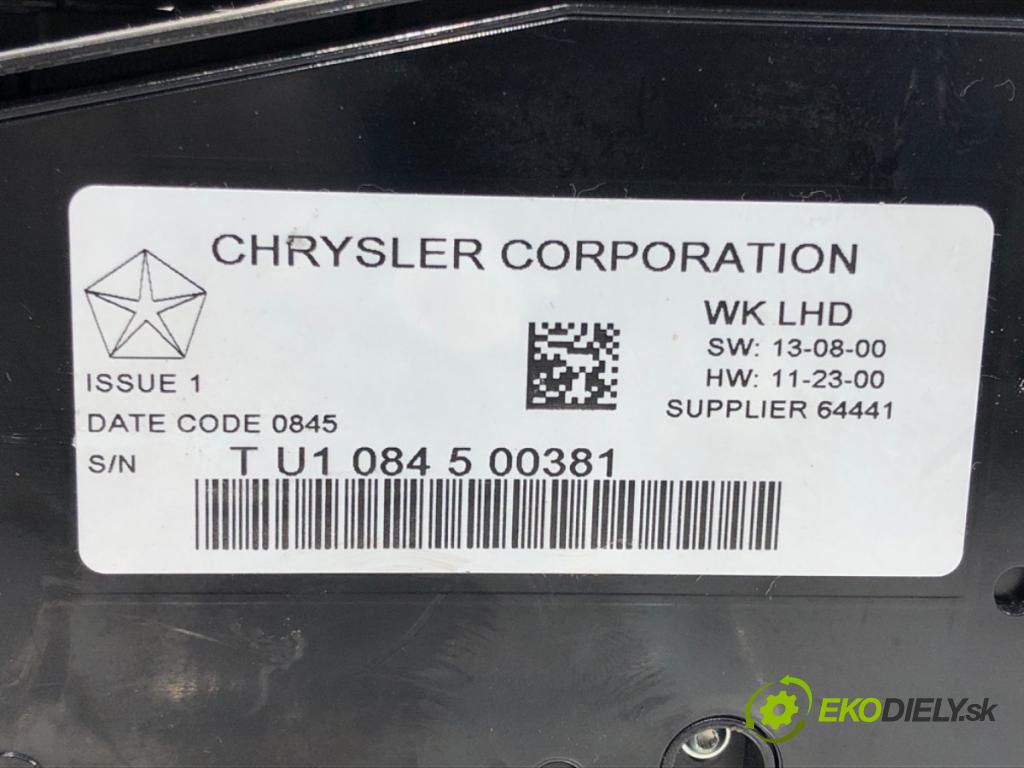 JEEP GRAND CHEROKEE WK SUV 2015 184 kW 3.0 CRD V6 4x4 2987 Kulisa 68166105AE (Rýchlostná páka (kulisa))