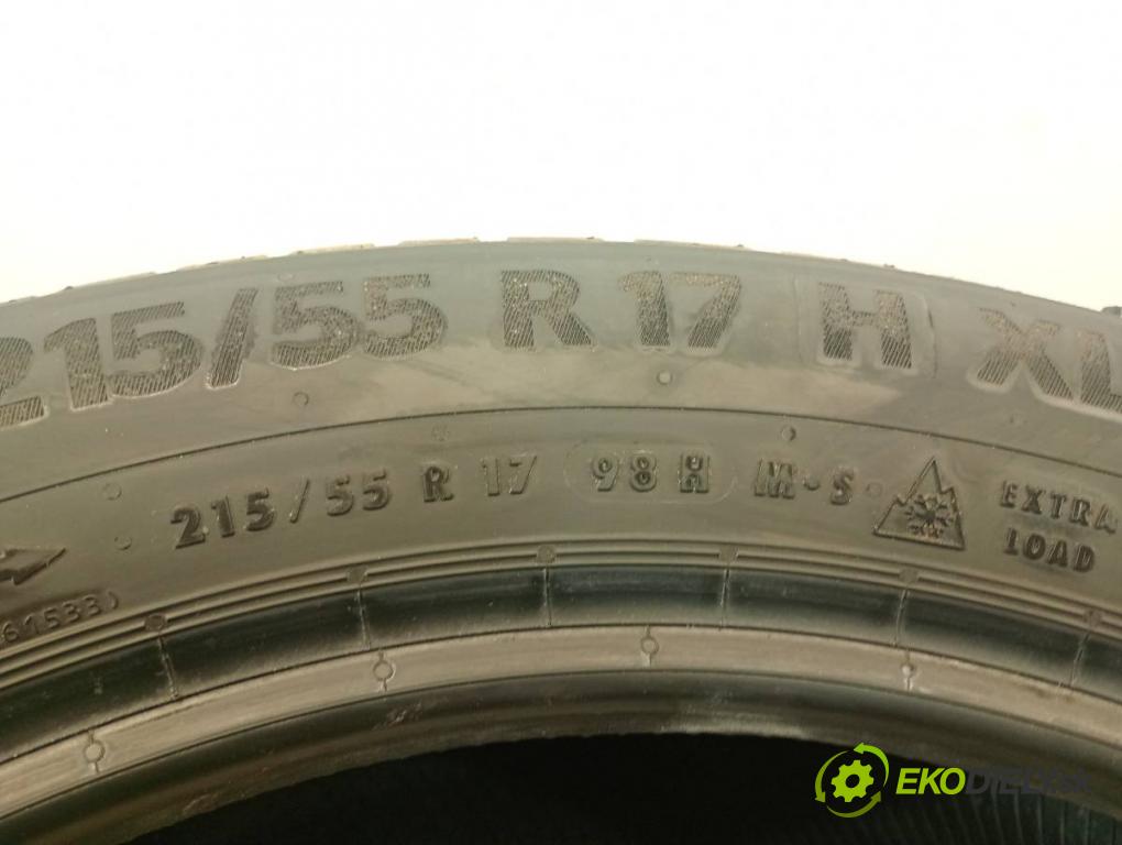 --- ---      PNEUMATIKA: zima 2X 215/55 17" CONTINENTAL