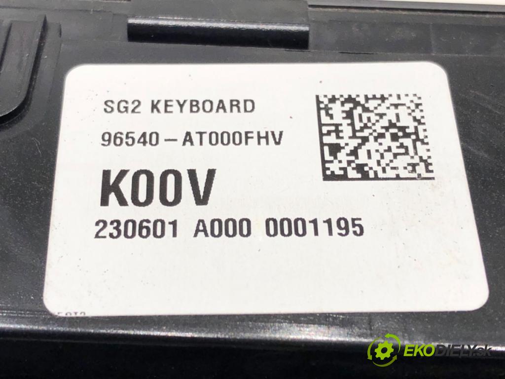 KIA NIRO II (SG2)  2023 150 kW EV   (n/d ccm / 150 kW / 204 KM) 0 Panel ovládania kúrenia 96540-AT000FHV (Prepínacie páčky pod volantom)