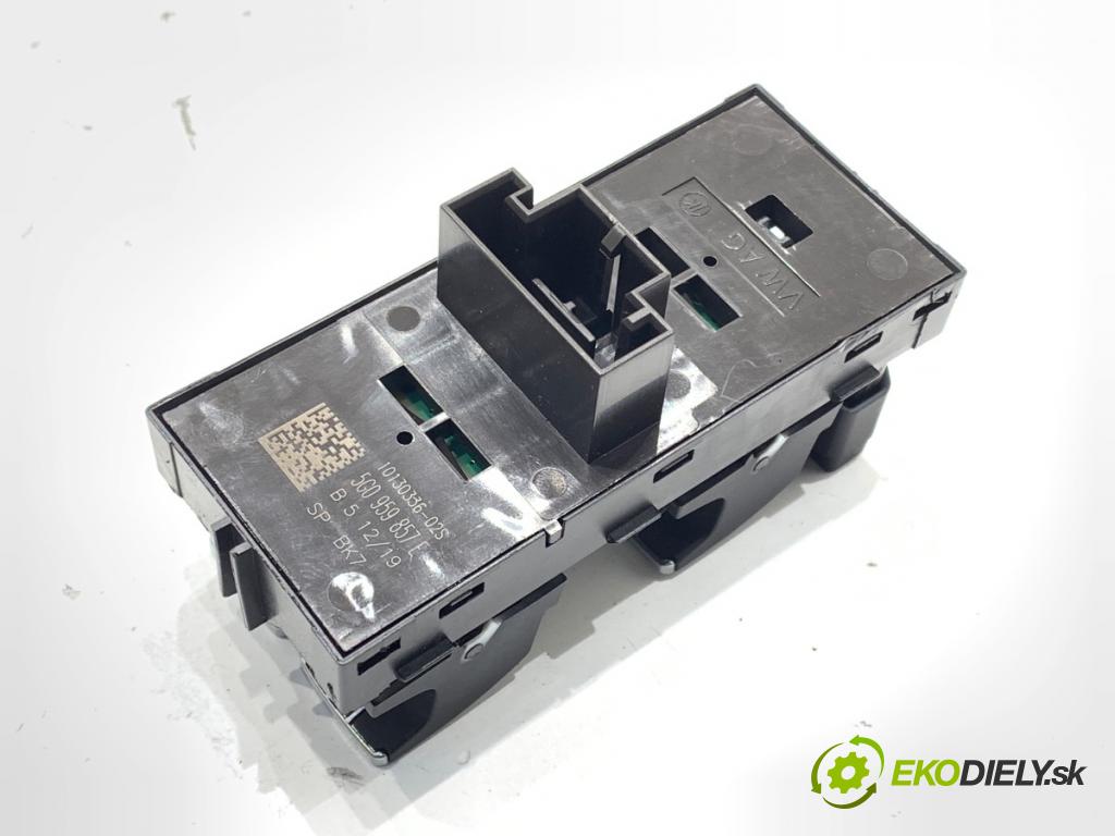 VW T-ROC SUV 2019 110 kW 2.0 TDI 1968 Prepínač okien 5G0959857E (Prepínacie páčky pod volantom)