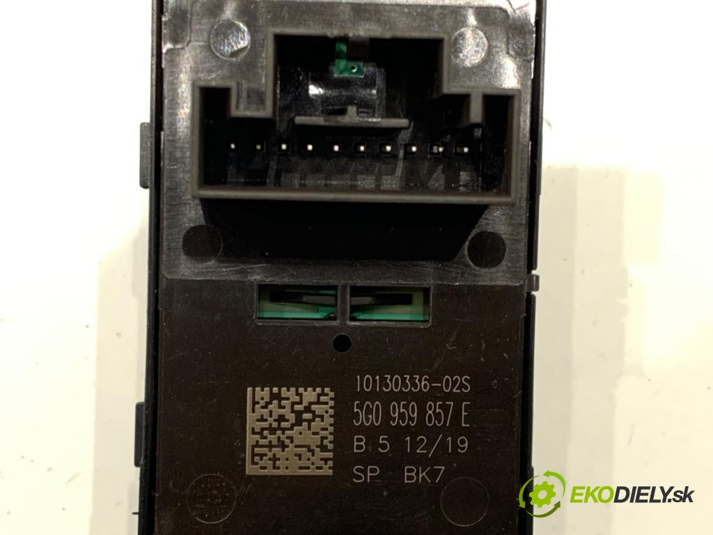 VW T-ROC SUV 2019 110 kW 2.0 TDI 1968 Prepínač okien 5G0959857E (Prepínacie páčky pod volantom)