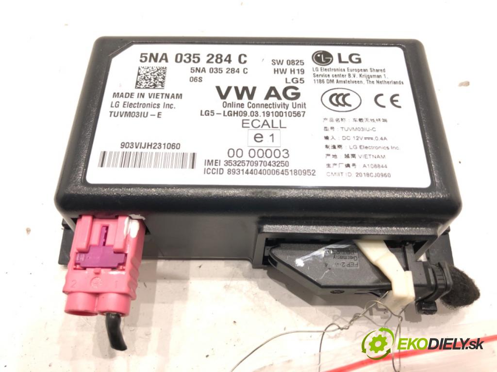 VW T-ROC SUV 2019 110 kW 2.0 TDI 1968 Modul BLUETOOTH 5NA035284C (Riadiaca jednotka ostatné)