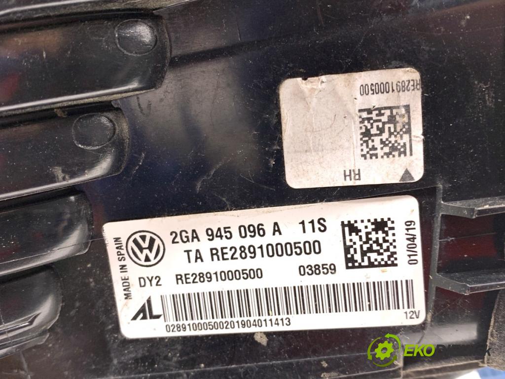 VW T-ROC SUV 2019 110 kW 2.0 TDI 1968 Svetlo pravy zad 2GA945096A
