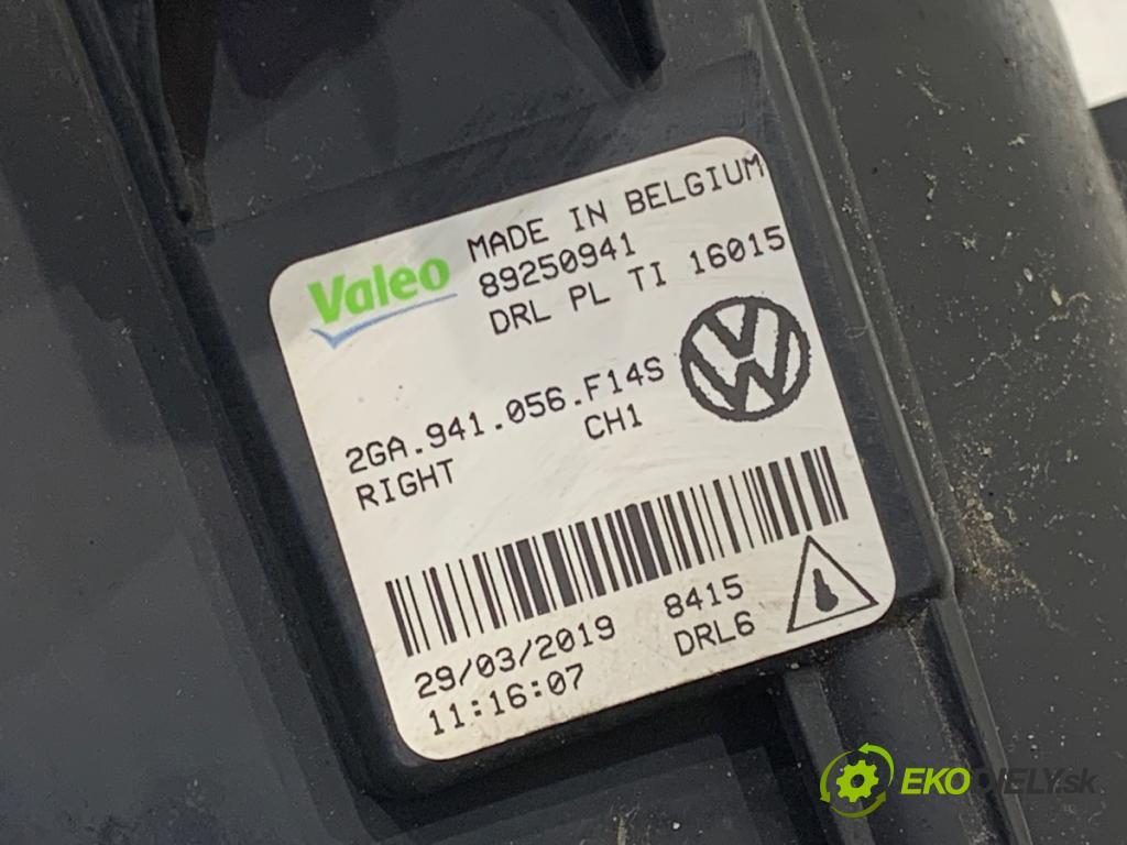 VW T-ROC SUV 2019 110 kW 2.0 TDI 1968 Svetlo DRL: pravy predný 89250941