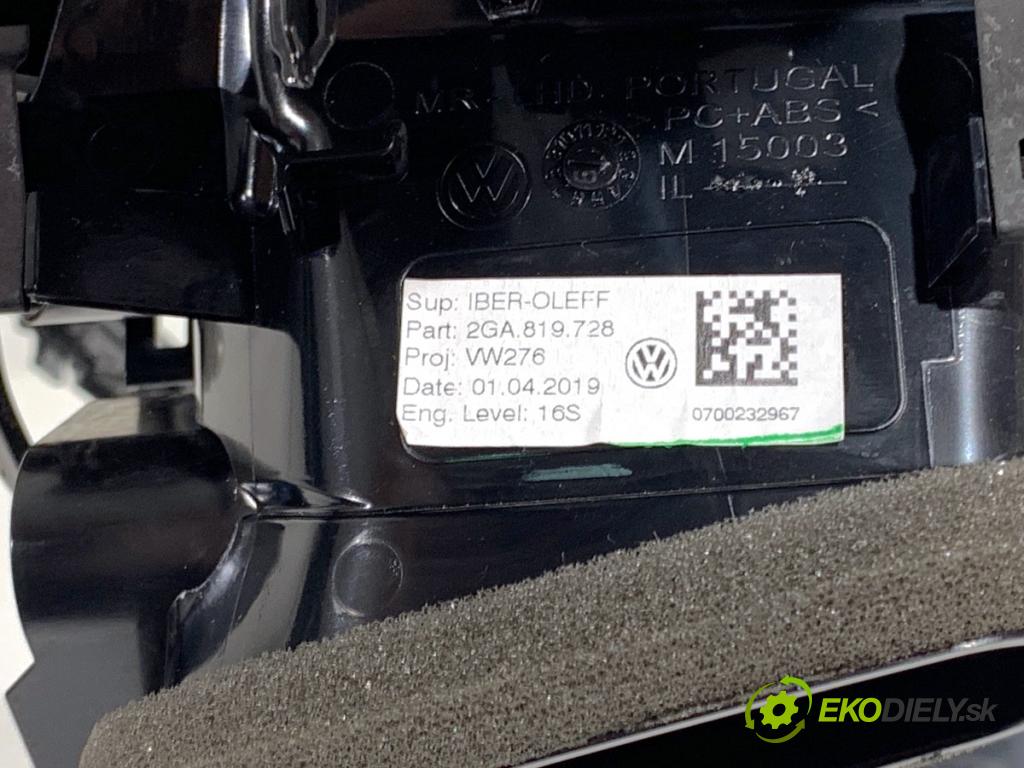 VW T-ROC SUV 2019 110 kW 2.0 TDI 1968 Mriežky kúrenia predný 2GA858079 2GA858415C