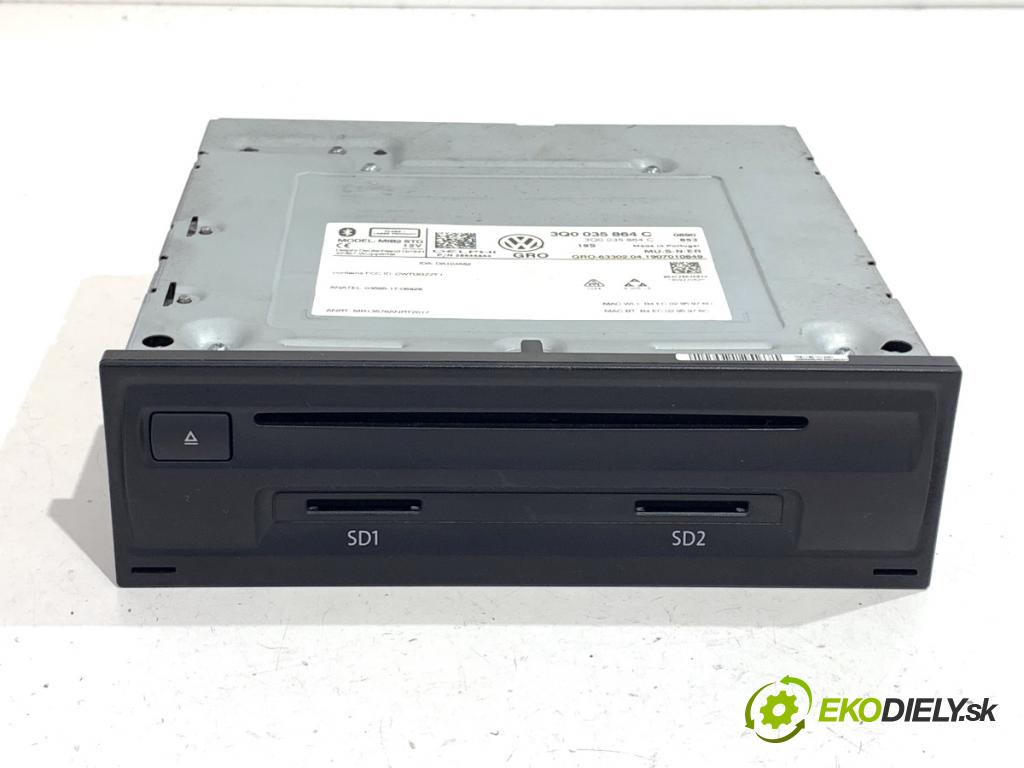 VW T-ROC SUV 2019 110 kW 2.0 TDI 1968 čítač navigácie 3Q0035864C (Elektrosúčasti ostatné)