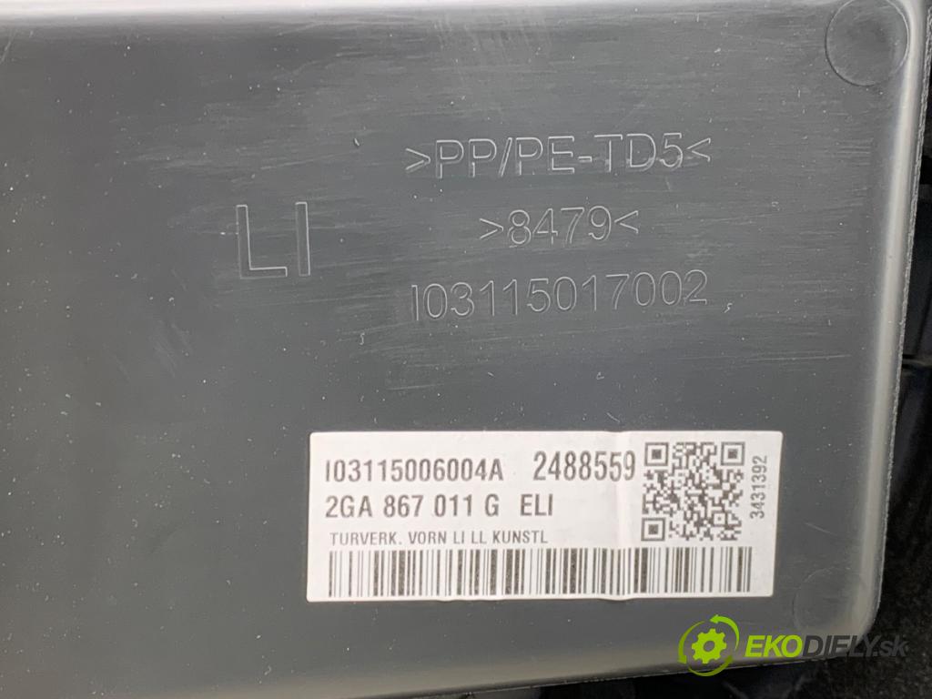 VW T-ROC SUV 2019 110 kW 2.0 TDI 1968 čalúnenie Dvere ľavy predný