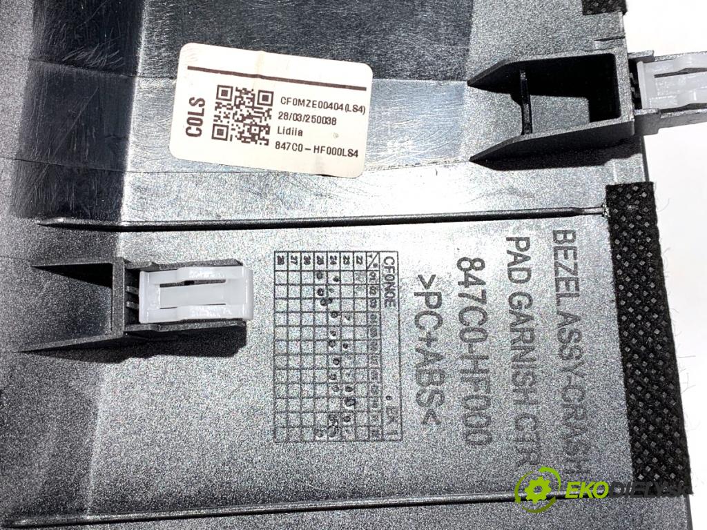 HYUNDAI KONA (SX2)  2025 150 kW EV   (n/d ccm / 150 kW / 204 KM) 0 lišty kryt 847C0-HF000 847F4-HF000 (Lišta)