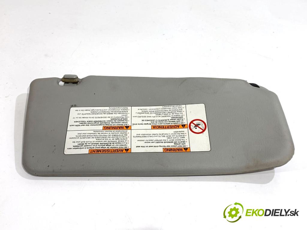 SUZUKI JIMNY III samochód terenowy zamknięty 2009 63 kW 1.5 DDiS 4x4 1461 clona sluneční levý