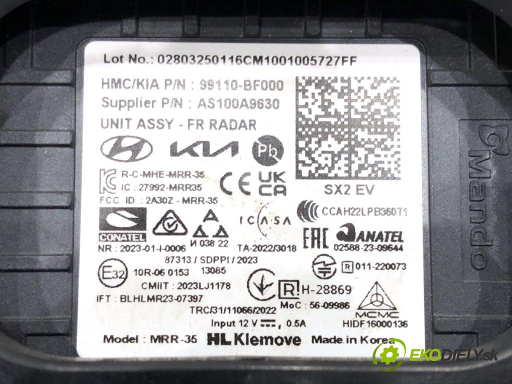 HYUNDAI KONA (SX2)  2025 150 kW EV   (n/d ccm / 150 kW / 204 KM) 0 RADAR: DISTRONIC 99110-BF000