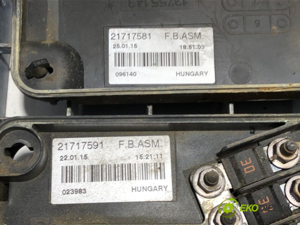 VOLVO FH II Platforma / podwozie 2015 368 kW 500 368 kW [500 KM] olej napędowy 2017 - 2022 12777 skříňka poistková 21717581 (Pojistková skříňka)