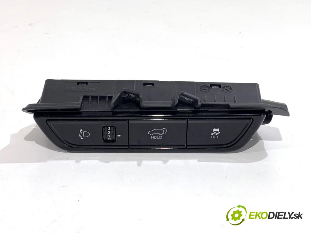 KIA NIRO II (SG2)  2023 150 kW EV   (n/d ccm / 150 kW / 204 KM) 0 Prepínač nastavenia svetiel 93700-AO000 (Prepínacie páčky pod volantom)