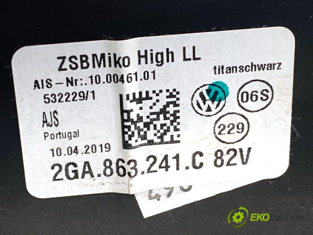 VW T-ROC SUV 2019 110 kW 1.5 TSI 1495 Tunel stredový 2GA863241C (Stredový tunel)