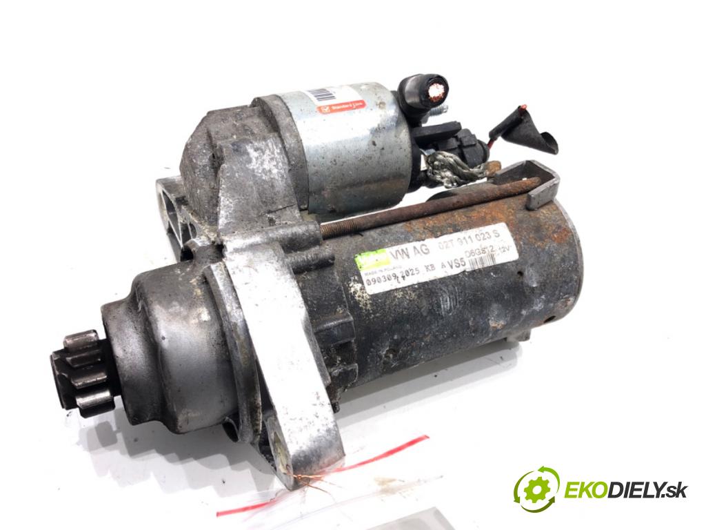 SEAT IBIZA IV liftback 2009 63 kW 1.4 1390 Štartér 02T911023S (Štartér)