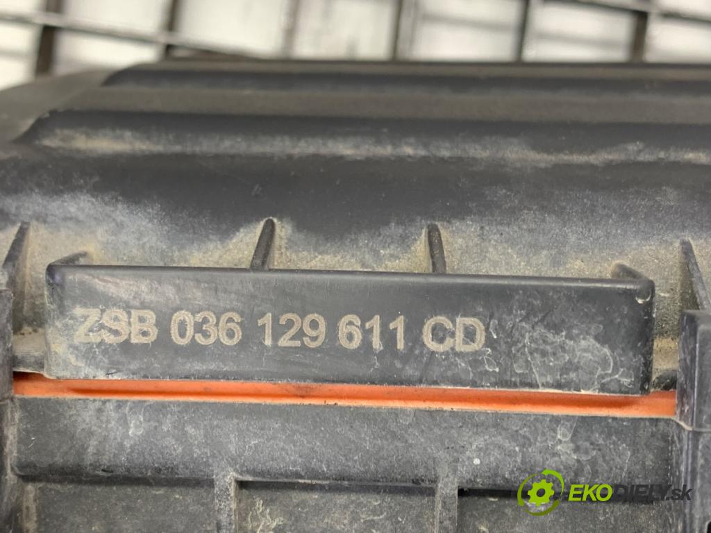 SEAT IBIZA IV liftback 2009 63 kW 1.4 1390 Obal filtra vzduchu 036129611CD (Obal vzduchového filtra)