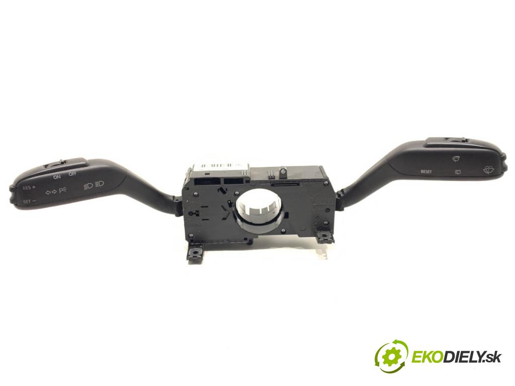 SEAT IBIZA IV liftback 2009 63 kW 1.4 1390 Prepínač kombinovaný 7H0953503DC (Prepínacie páčky pod volantom)