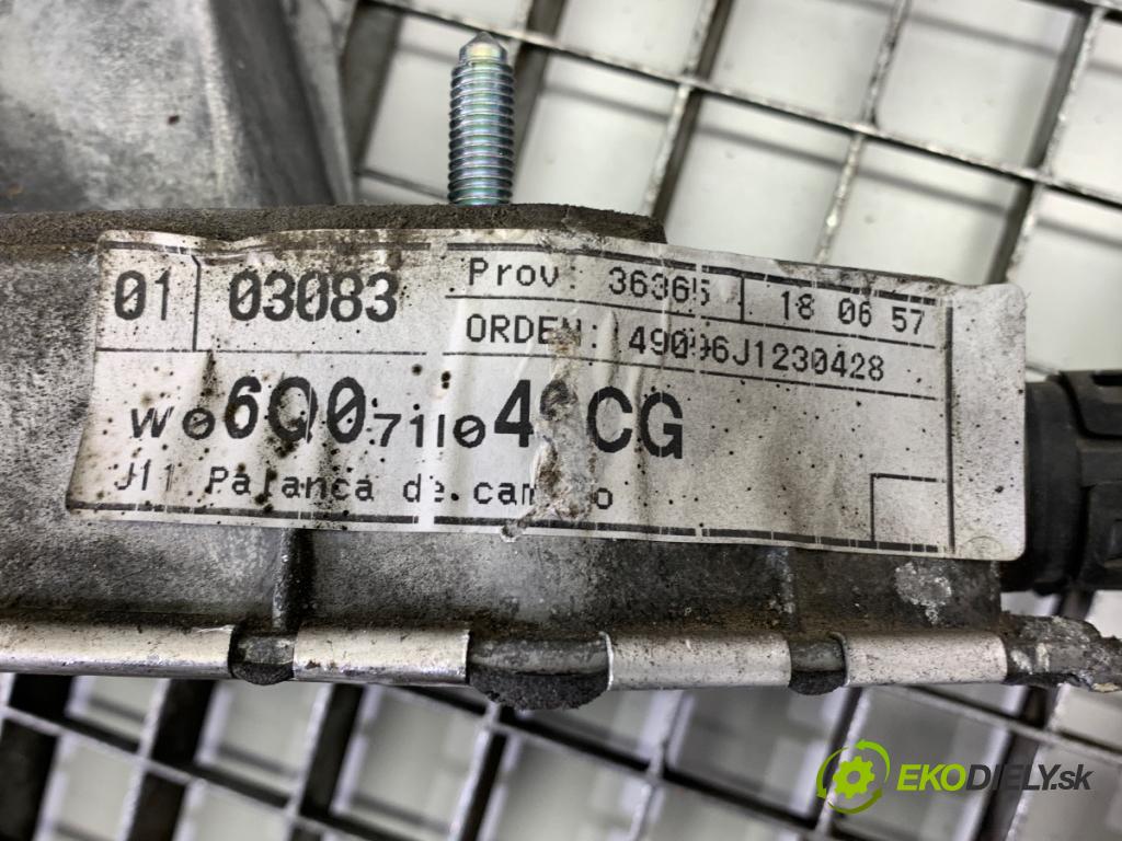 SEAT IBIZA IV liftback 2009 63 kW 1.4 1390 Kulisa 6Q0711049CG (Rýchlostná páka (kulisa))