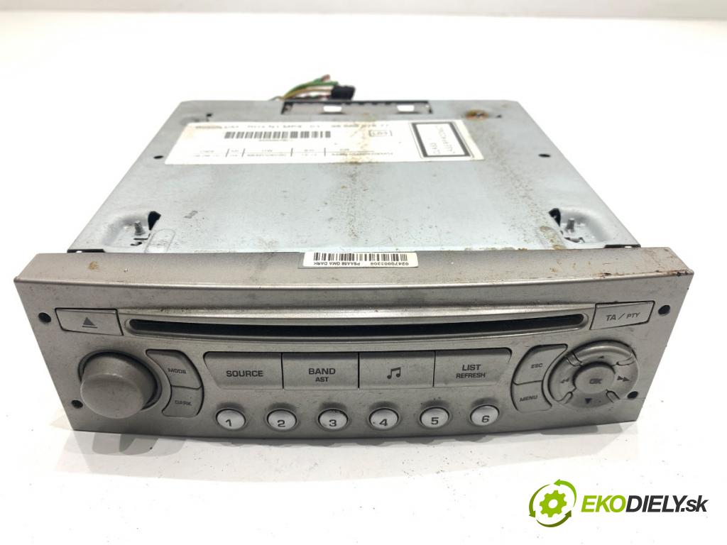 CITROEN C3 PICASSO nadwozie wielkoprzestrzenne (MPV) 2010 88 kW 1.6 VTi 120 1598 RADIO 9666967877 (Audio zařízení)