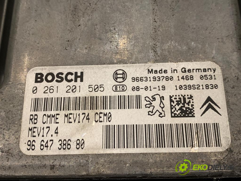 CITROEN C3 PICASSO nadwozie wielkoprzestrzenne (MPV) 2010 88 kW 1.6 VTi 120 1598 riadiaca jednotka Motor 9664738680 (Riadiaca jednotka)