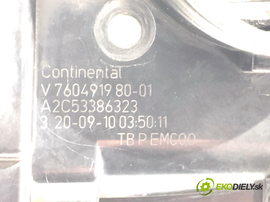 CITROEN C3 PICASSO nadwozie wielkoprzestrzenne (MPV) 2010 88 kW 1.6 VTi 120 1598 škrtíci klapka V760491980 (Škrticí klapka)