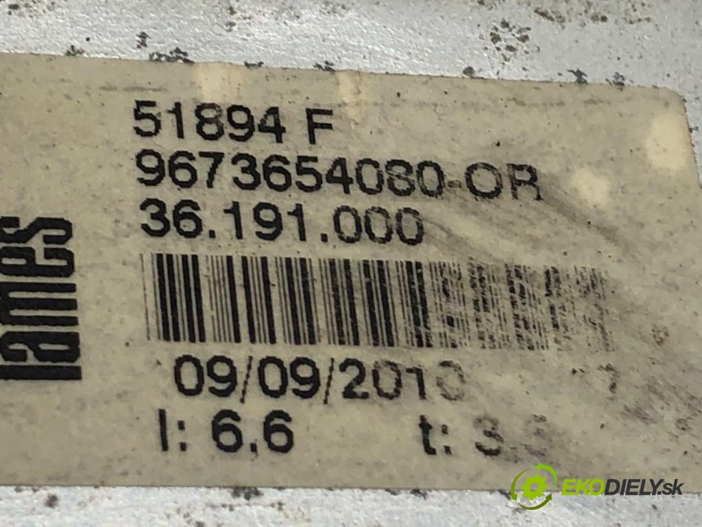 CITROEN C3 PICASSO nadwozie wielkoprzestrzenne (MPV) 2010 88 kW 1.6 VTi 120 1598 mechanismus okna pravý přední část 9673654080