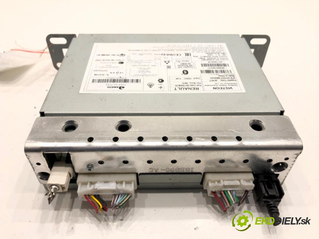 RENAULT MEGANE IV Kombi 2017 66 kW 1.5 dCi 90 1461 RADIO Navigácia 281159301R (Audio zariadenie)