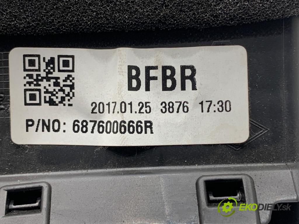 RENAULT MEGANE IV Kombi 2017 66 kW 1.5 dCi 90 1461 Mriežky kúrenia pravy predný
