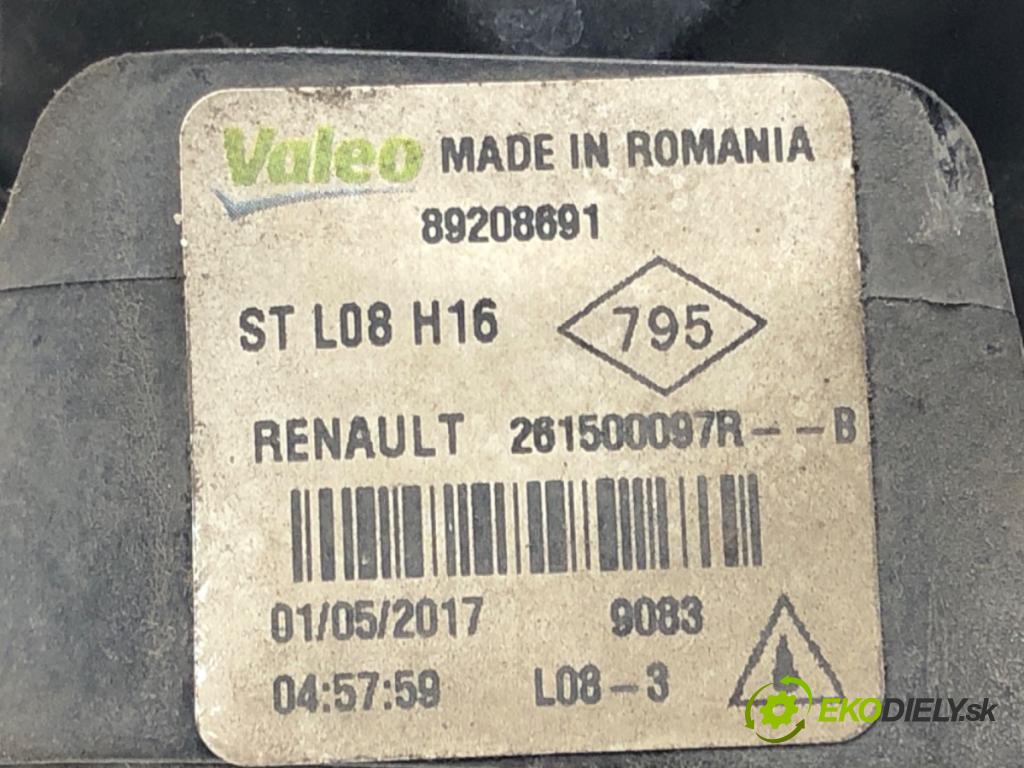 RENAULT MEGANE IV Kombi 2017 66 kW 1.5 dCi 90 1461 Hmlové svetlo, hmlovka pravy predný 261500097R