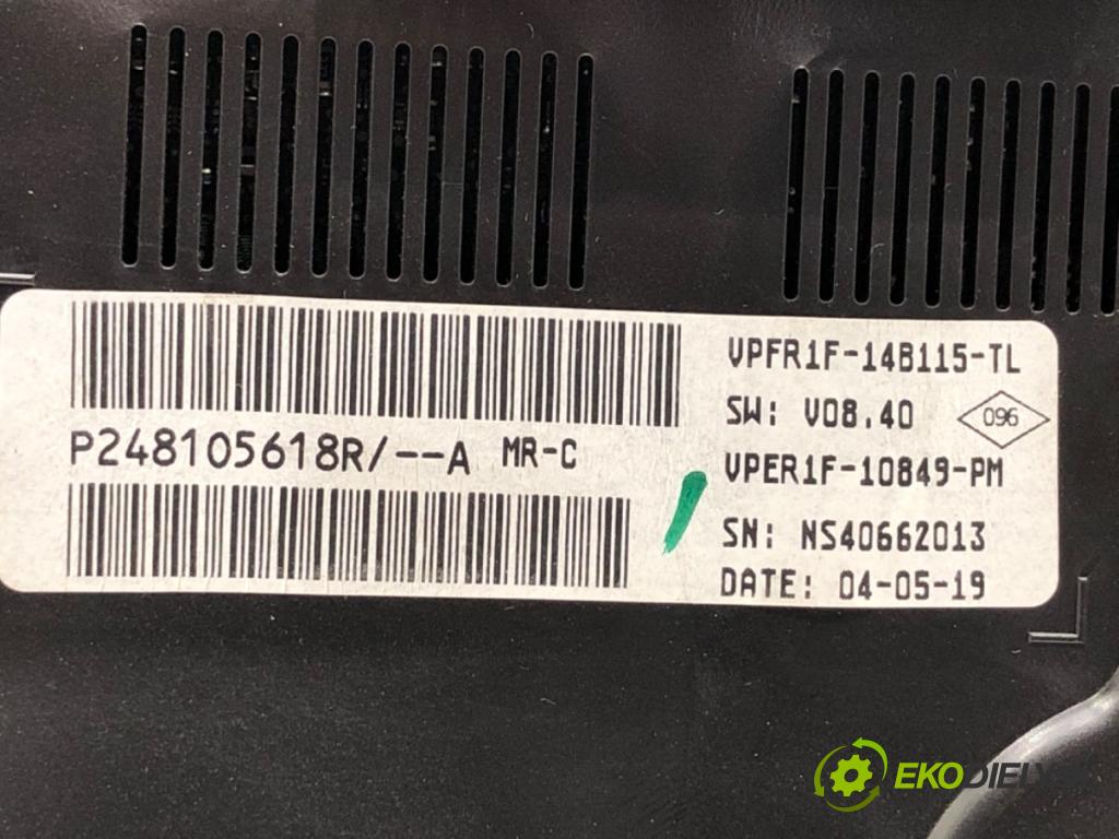 RENAULT MEGANE IV liftback 2019 85 kW 1.5 Blue dCi 115 (B9A6) 1461 Prístrojovka P248105618R (Prístrojová doska)