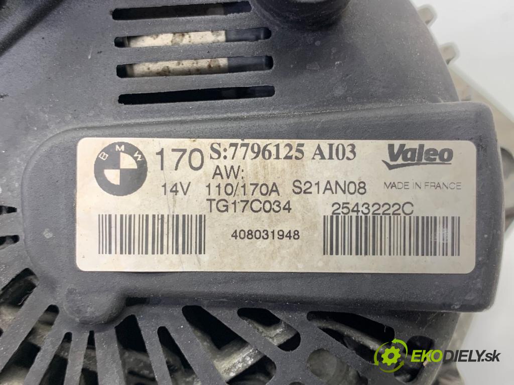 BMW E71 SUV 2013 180 kW xDrive 30 d 2993 Alternátor 7796125 (Alternátor)
