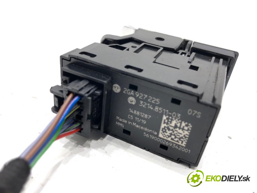 VW T-ROC SUV 2019 110 kW 2.0 TDI 1968 Spínač brzdy ručnej brzdy 2GA927225 (Prepínacie páčky pod volantom)