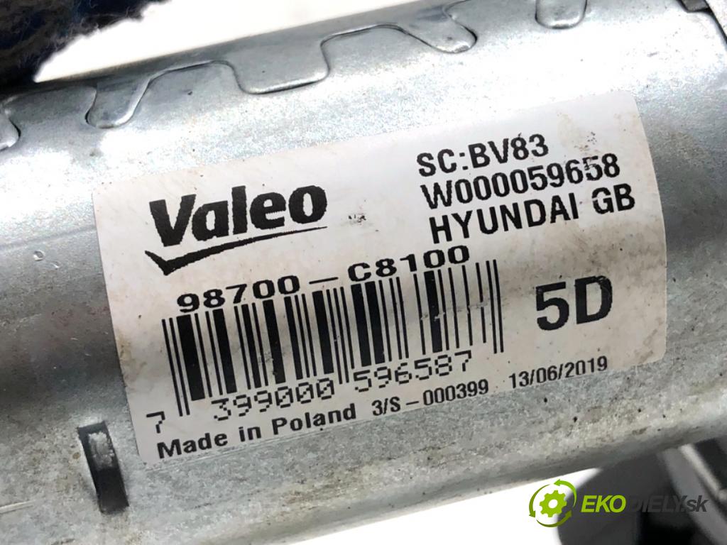 HYUNDAI i20 II liftback 2019 62 kW 1.2 1248 Motor stieračov zad 98700-C8100