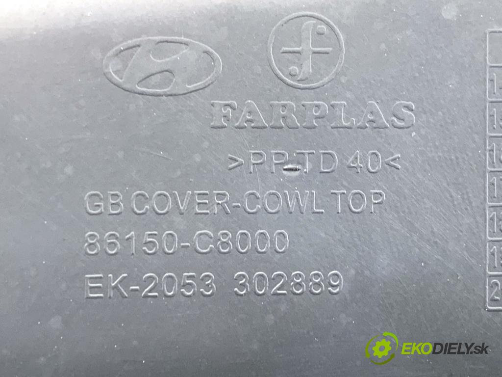 HYUNDAI i20 II liftback 2019 62 kW 1.2 1248 torpédo plast pod čelní okno 86150-C8000 (Plast pod čelním sklem)