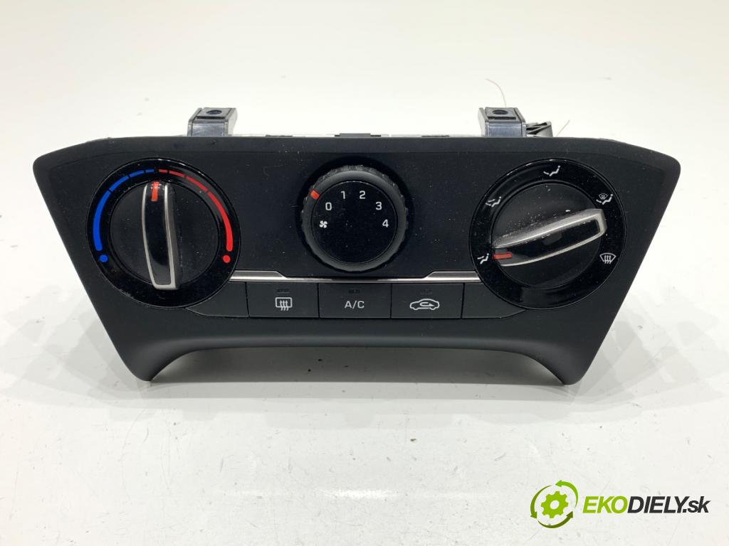 HYUNDAI i20 II liftback 2019 62 kW 1.2 1248 Panel ovládania kúrenia 97250-C8410 (Prepínacie páčky pod volantom)