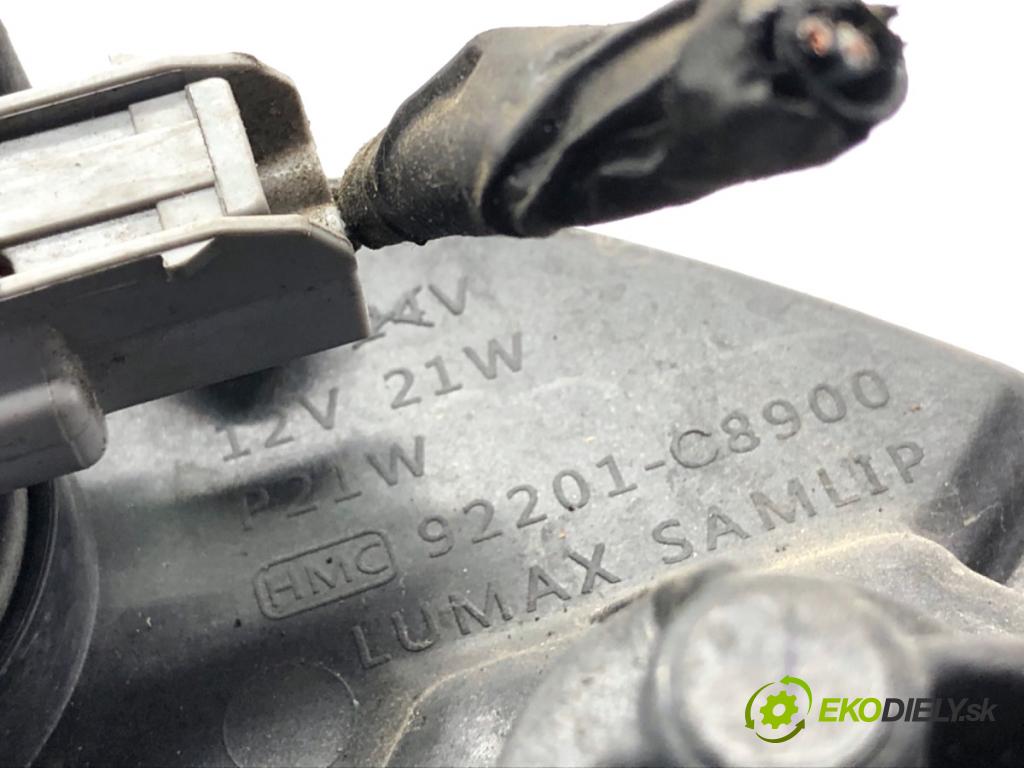 HYUNDAI i20 II liftback 2019 62 kW 1.2 1248 Hmlové svetlo, hmlovka ľavy predný 92201-C8900