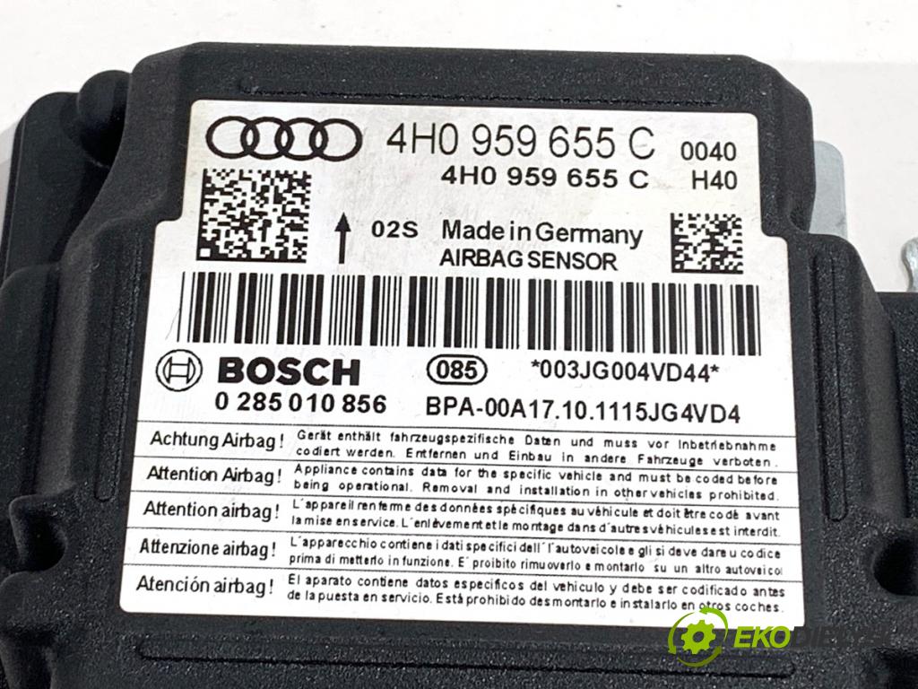 AUDI A6 C7 sedan 2011 180 kW 3.0 TDI quattro 2967 senzor airbag 4H0959655C (Snímač)