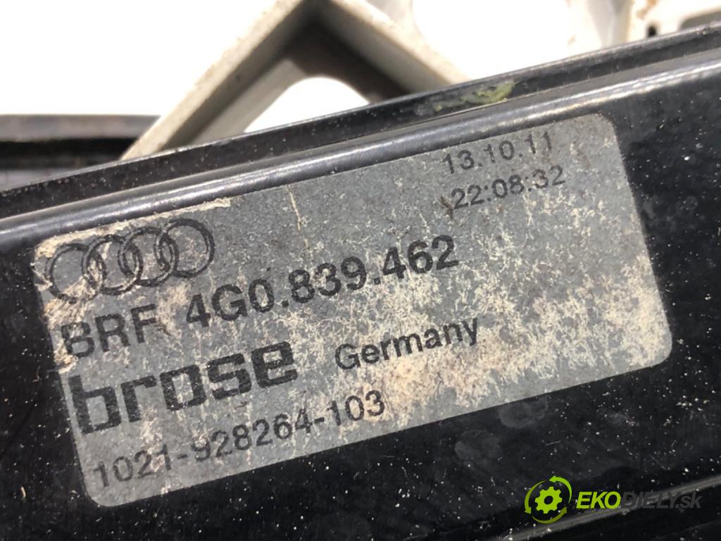 AUDI A6 C7 sedan 2011 180 kW 3.0 TDI quattro 2967 mechanismus okna pravý zadní část 4G0839462