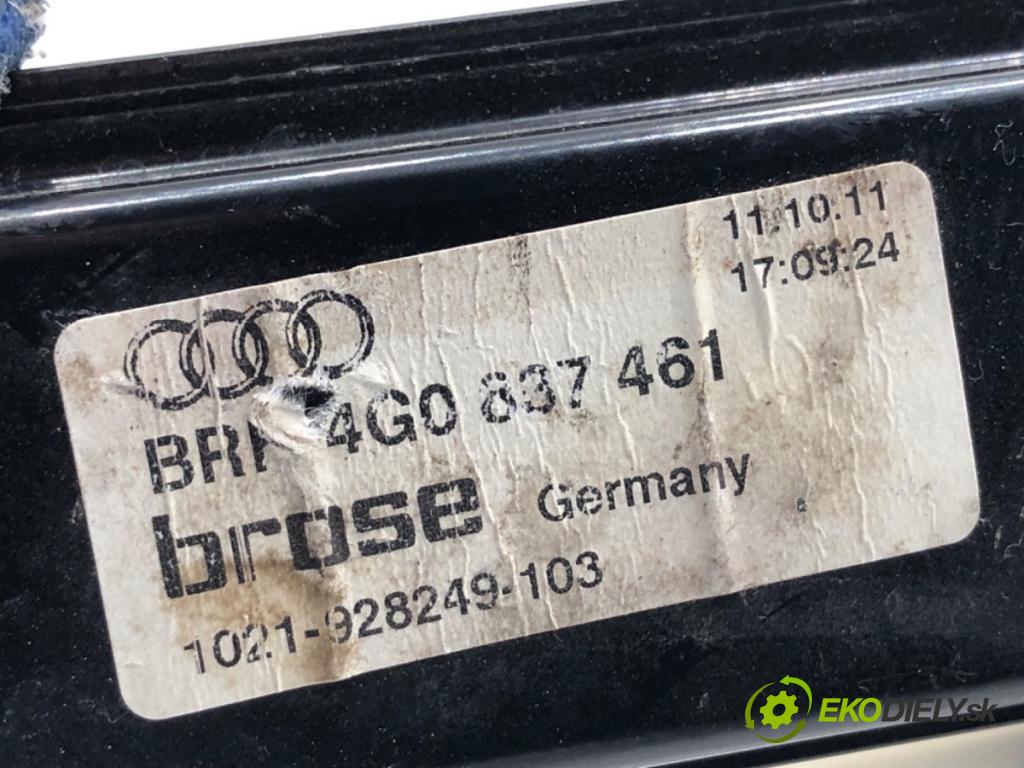 AUDI A6 C7 sedan 2011 180 kW 3.0 TDI quattro 2967 mechanismus okna levý přední část 4G0837461