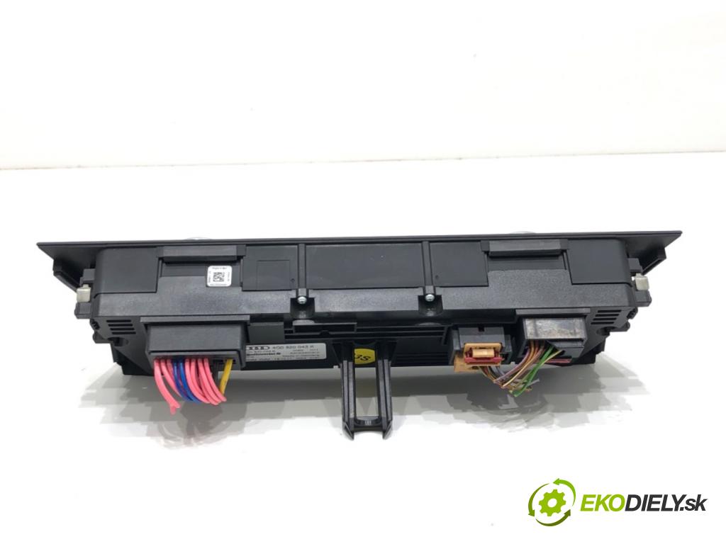 AUDI A6 C7 sedan 2011 180 kW 3.0 TDI quattro 2967 Panel ovládania kúrenia 4G0820043K (Prepínacie páčky pod volantom)