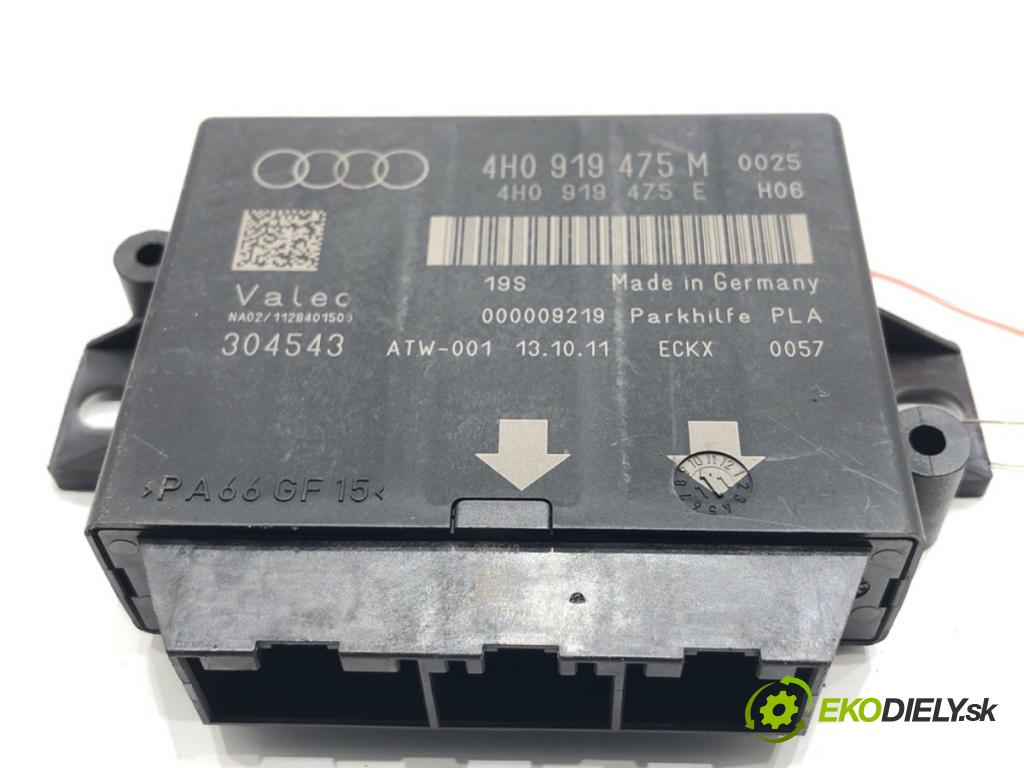 AUDI A6 C7 sedan 2011 180 kW 3.0 TDI quattro 2967 Modul PDC 4H0919475M (Riadiaca jednotka ostatné)
