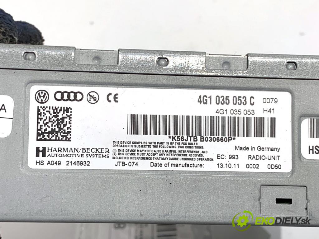 AUDI A6 C7 sedan 2011 180 kW 3.0 TDI quattro 2967 TUNER radia 4G1035053C