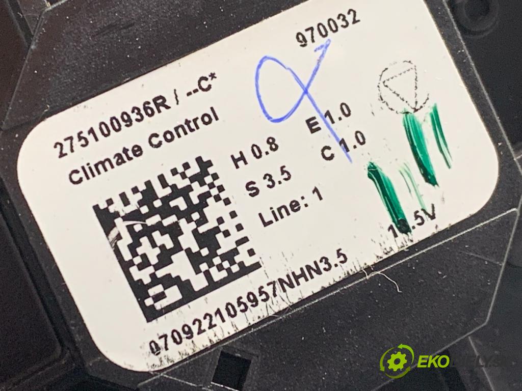 RENAULT CLIO V liftback 2022 69 kW 1.6 E-TECH 145 (B7MU) 1598 Panel ovládania kúrenia 283E87996R (Prepínacie páčky pod volantom)