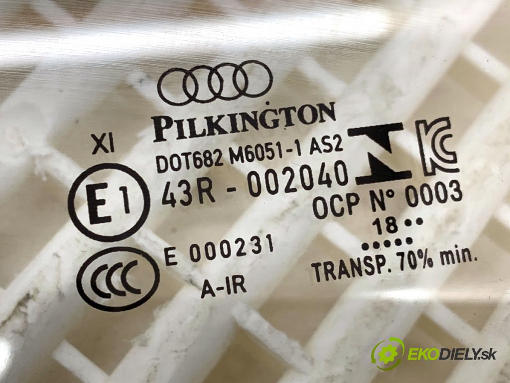 AUDI A8 D5 sedan 2019 210 kW 50 TDI Mild Hybrid quattro 2967 okno levý přední část DVOJNÁSOBEK 4N0845021B