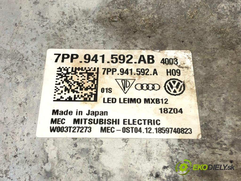 AUDI A8 D5 sedan 2019 210 kW 50 TDI Mild Hybrid quattro 2967 Menič XENON 7PP941592AB (Riadiaca jednotka xenónu)