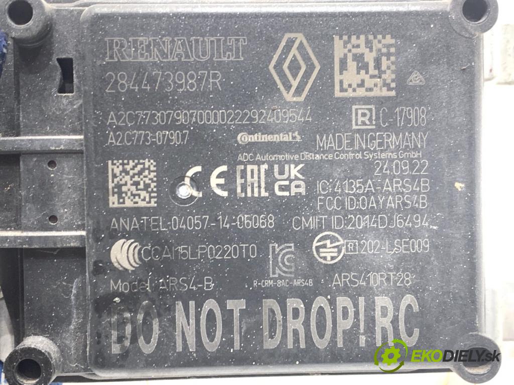RENAULT CLIO V liftback 2022 69 kW 1.6 E-TECH 145 (B7MU) 1598 RADAR: DISTRONIC 284473987R