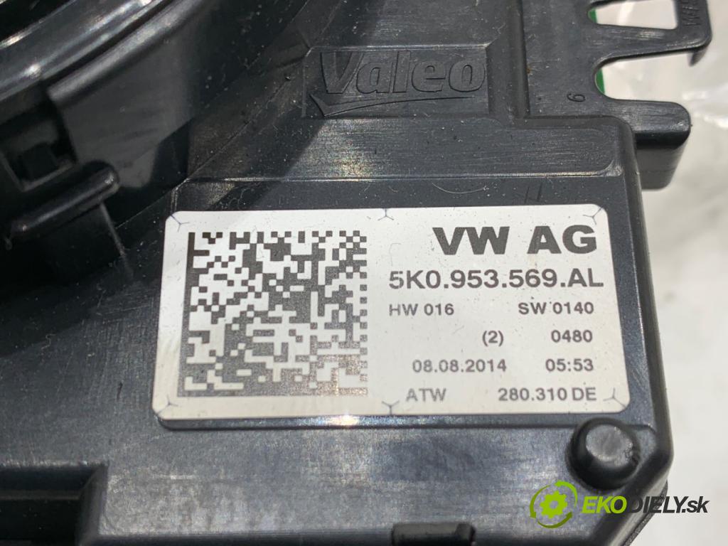 SEAT ALHAMBRA II nadwozie wielkoprzestrzenne (MPV) 2014 103 kW 2.0 TDI 1968 Krúžok, slimák airbag 5K0953569AL (Airbag)