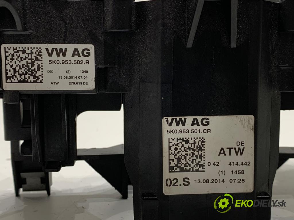 SEAT ALHAMBRA II nadwozie wielkoprzestrzenne (MPV) 2014 103 kW 2.0 TDI 1968 Prepínač kombinovaný 5K0953501CR (Prepínacie páčky pod volantom)