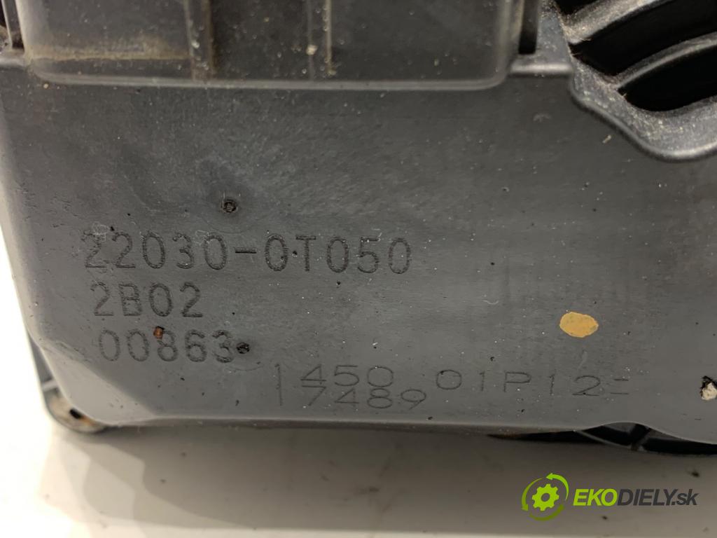 TOYOTA AVENSIS T27 sedan 2012 108 kW 1.8 (ZRT271_) 1798 Škrtiaca klapka 22030-0T050 (Škrtiaca klapka)